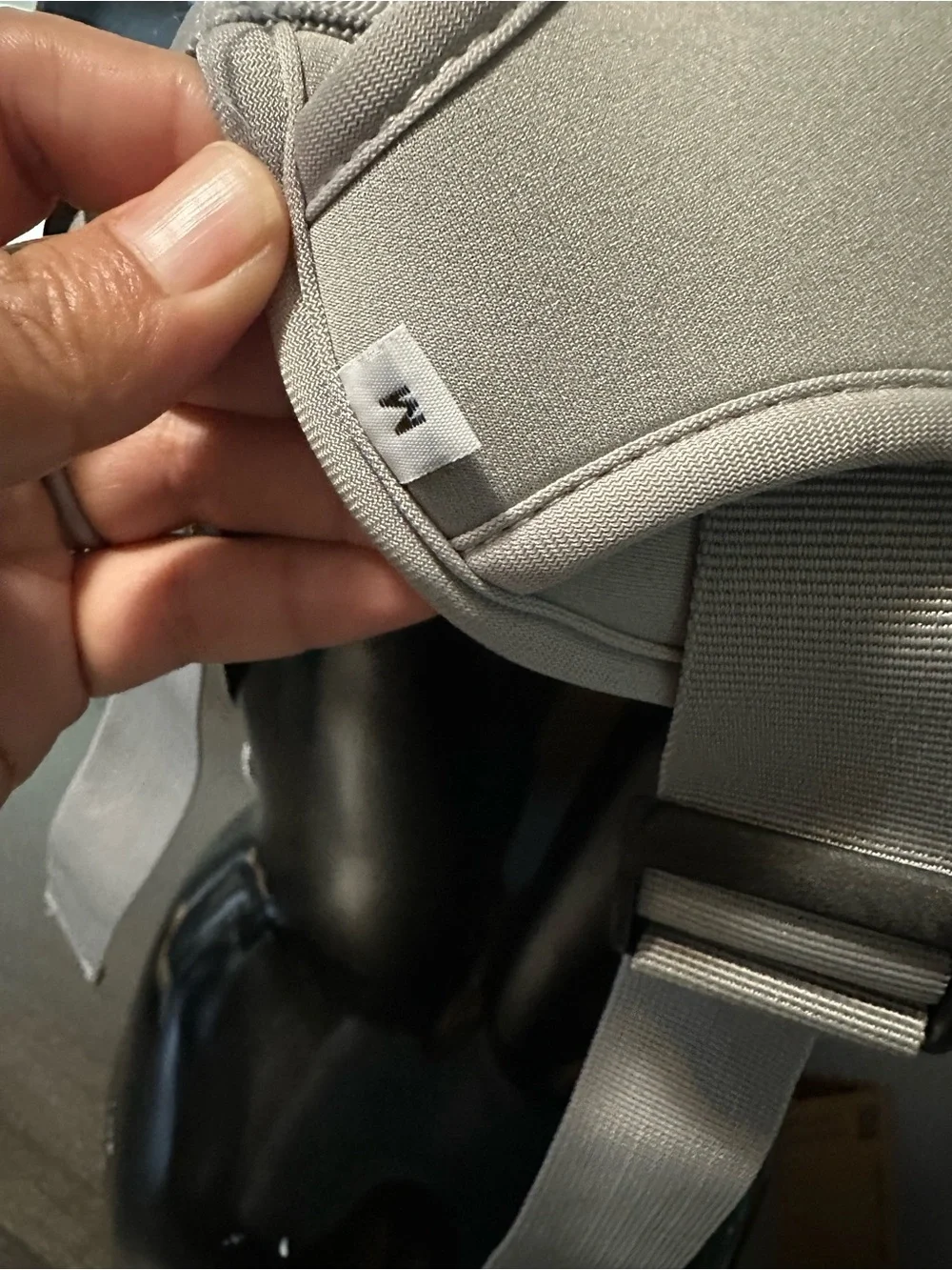 Gray Carrier Sling - Comfortable Hands-Free Carrier